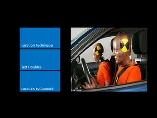 Isolation Techniques




Test Doubles




Isolation by Example
 