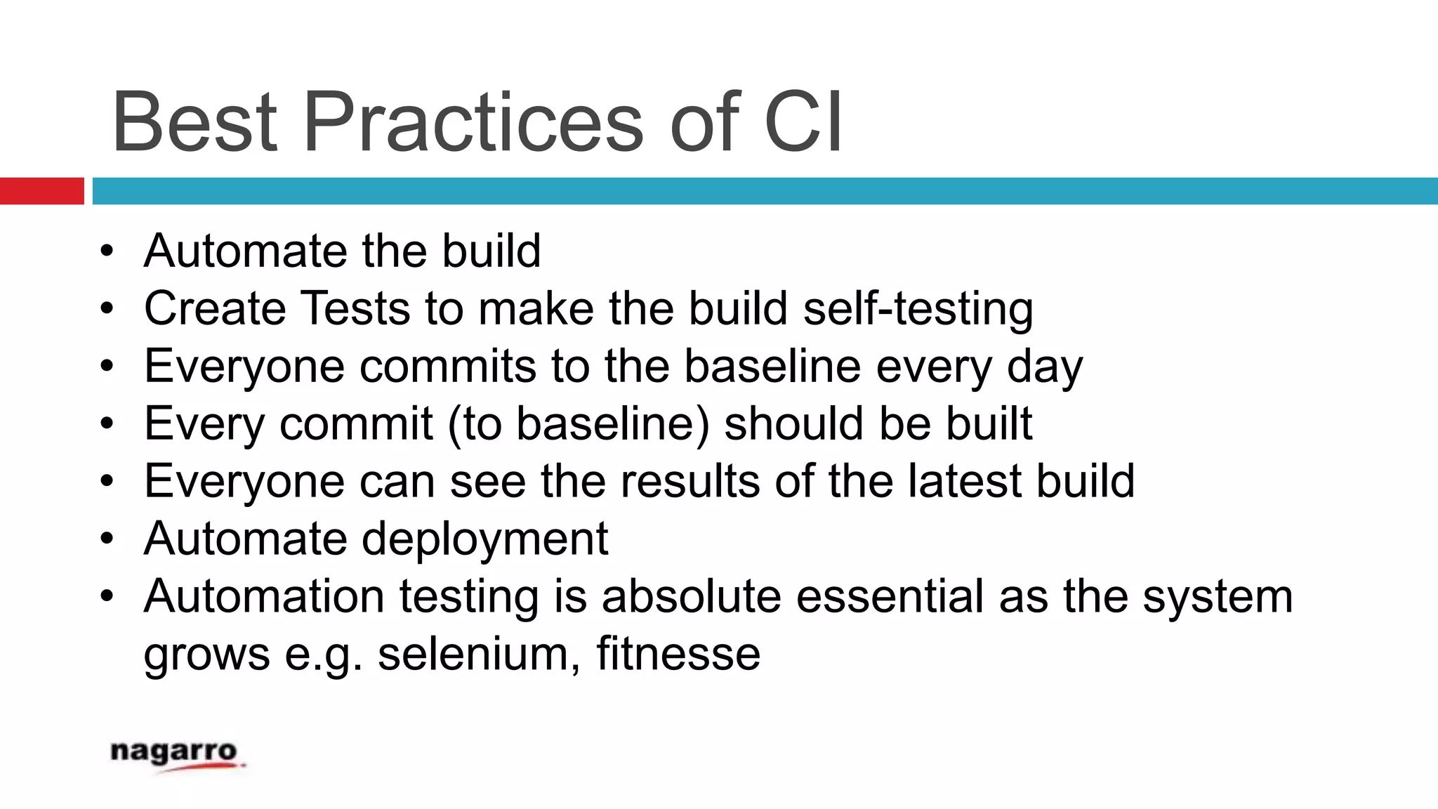 Supports evolutionary development.TDD says ..When we have a new feature to implement, we initially often think, ok how should I implement this ?But TDD says don't do it! "In TDD, the greater emphasis is on the usage rather than implementation"