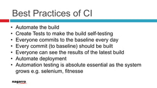 Supports evolutionary development.TDD says ..When we have a new feature to implement, we initially often think, ok how should I implement this ?But TDD says don't do it! "In TDD, the greater emphasis is on the usage rather than implementation"