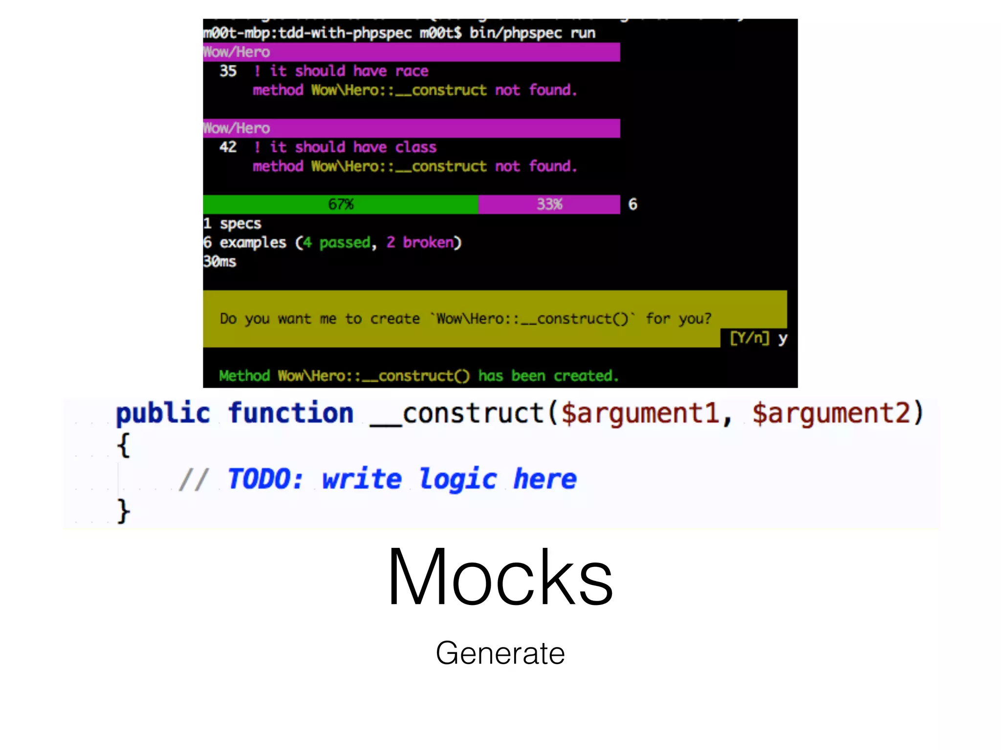 Mocks
Generate
 