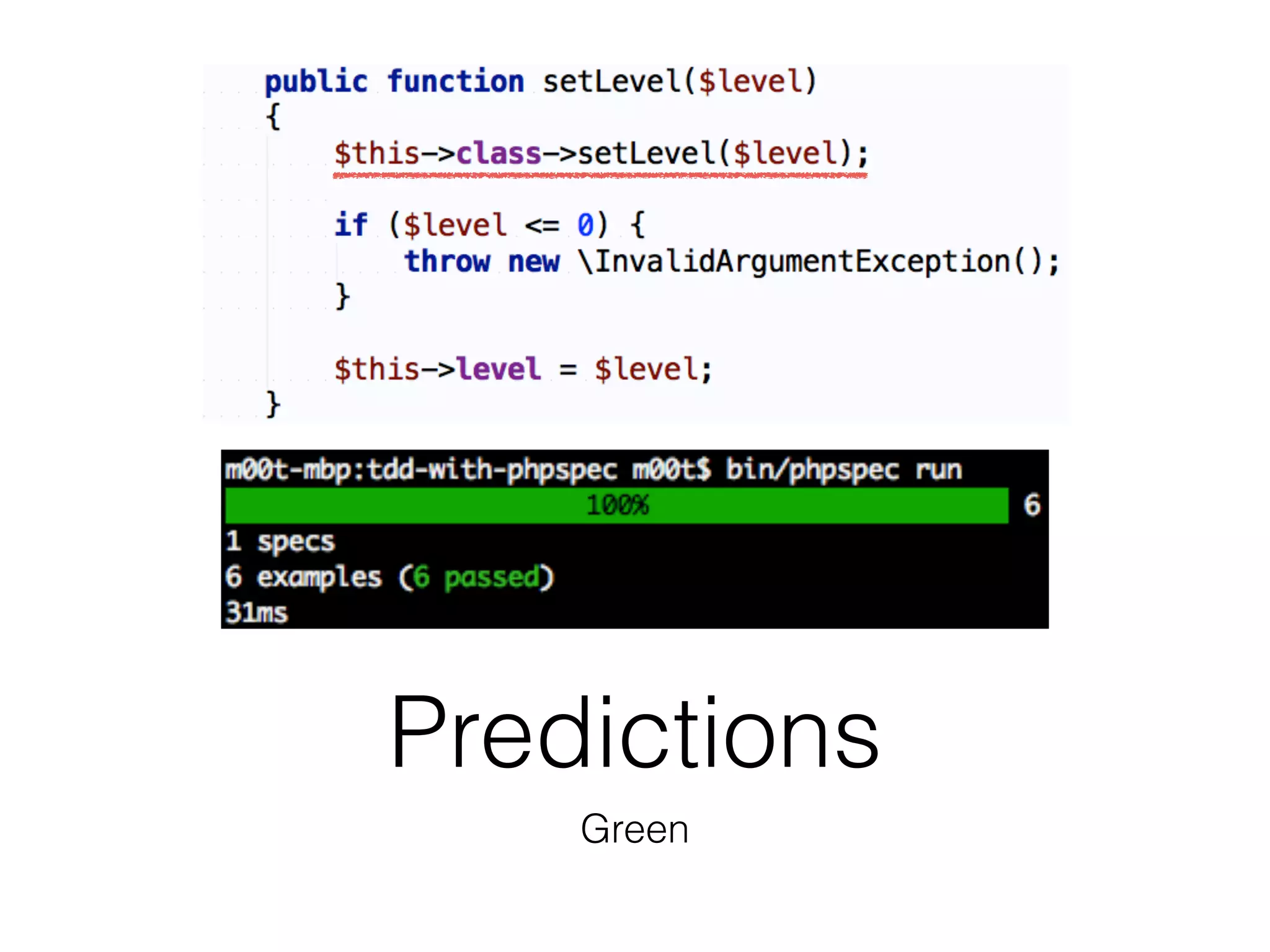 Predictions
Green
 