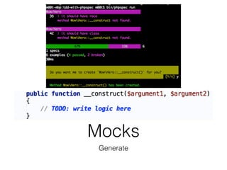 Mocks
Generate
 