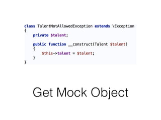 Get Mock Object
 