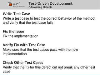 Test Driven Development
