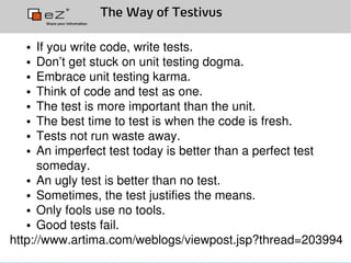 Test Driven Development