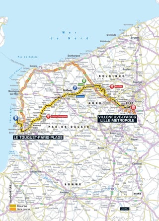 Tour de France : Le Touquet - Villeneuve-d'Ascq