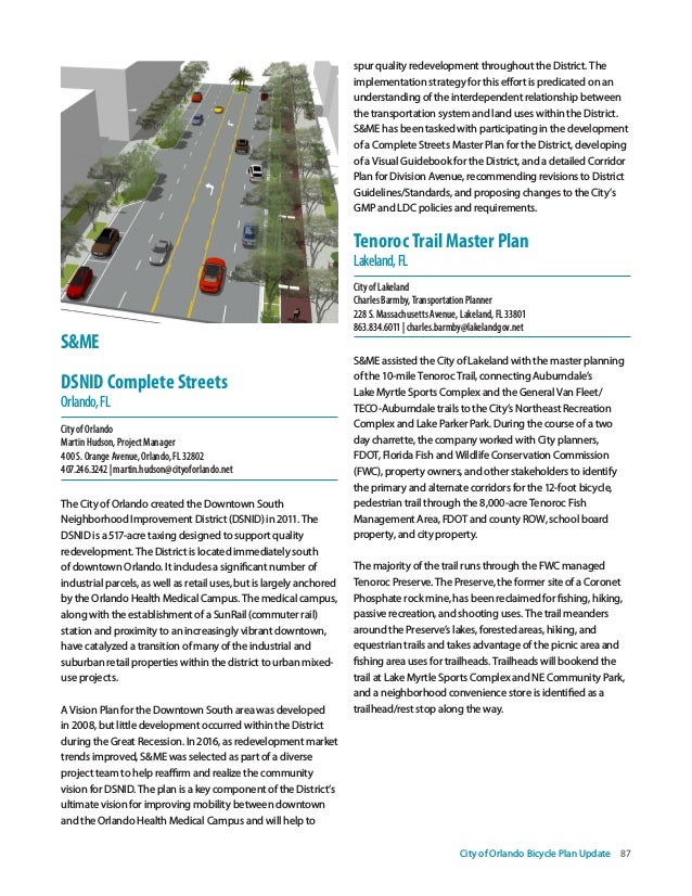 Tdg City Of Orlando Bicycle Plan Update Rqs18 0092 002 Tdg City Of Orlando Bicycle Plan Update Rqs18 0092 002