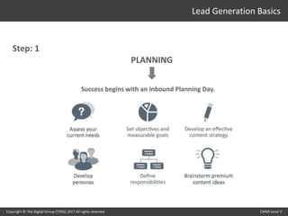 Lead Generation Timining Lead Generation and Management - Training Presentation | PPTX