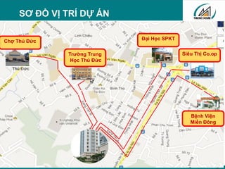 ThuDuchouse-‹#›
Trƣờng Trung
Học Thủ Đức
Chợ Thủ Đức
Đại Học SPKT
Siêu Thị Co.op
Bệnh Viện
Miền Đông
SƠ ĐỒ VỊ TRÍ DỰ ÁN
 