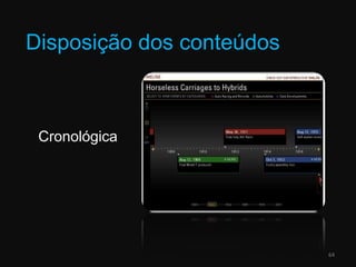 Disposição dos conteúdosCronológica64