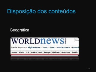 Disposição dos conteúdosGeográfica65