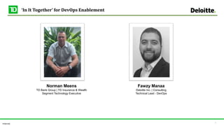 TDI GPS + Deloitte DevOps Journey | PPTX