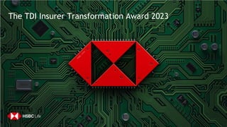 The TDI Insurer Transformation Award 2023
 
