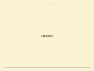 appendix
 