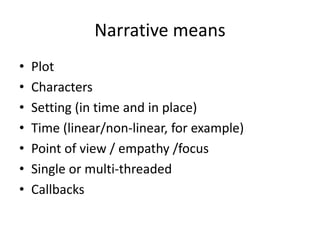 Threaded Narrative The Dark Knight narrative presentation | PPTX