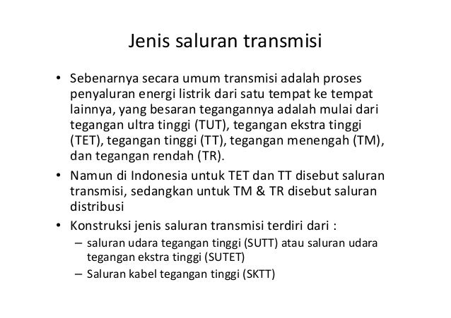 Electric Power Transmission