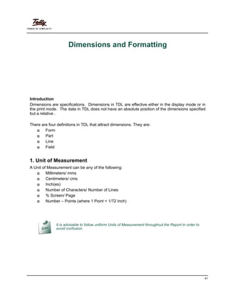 Tdl reference manual | PDF