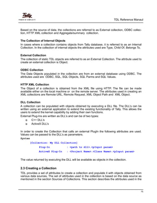 Tdl reference manual | PDF