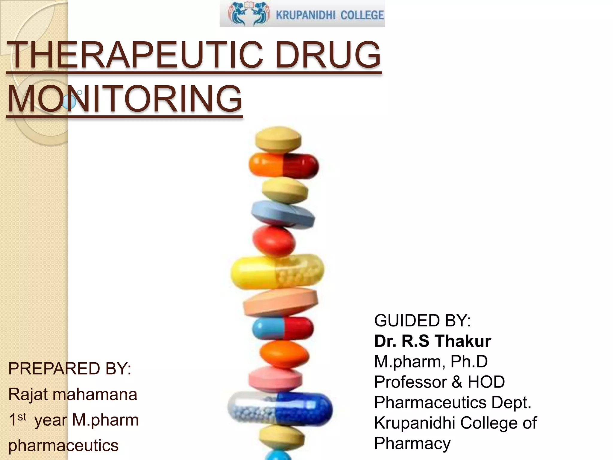 gabapentin therapeutic drug monitoring