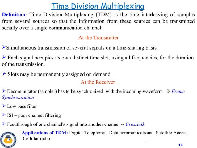 Time Division Multiplexing | PPT