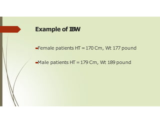 Ibw Formula Example TDM and drug-dose calculation.pdf