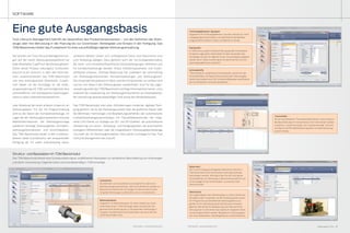 14 TDMessage # 11-2014 TDMessage # 11-2014 15TDM Systems · www.tdmsystems.com TDM Systems · www.tdmsystems.com
SOFTWARE
Die Vorteile von Tool Lifecycle Management lie-
gen auf der Hand: Abteilungsübergreifend hat
jeder Mitarbeiter Zugriff auf die Werkzeugdaten.
Damit dieser Prozess reibungslos funktioniert,
braucht es ein Zentrum, in dem alle Informati-
onen zusammenlaufen: das TDM Basismodul
und eine leistungsstarke Datenbank. Zusam-
men bilden sie die Grundlage für die Werk-
zeugverwaltung mit TDM und ermöglichen eine
wirtschaftliche und transparente Datenorgani-
sation in allen Unternehmensbereichen.
Jede Abteilung hat einen anderen Anspruch an
Werkzeugdaten: Für die NC-Programmierung
sind es die Daten der Komplettwerkzeuge, im
Lager die der Werkzeugkomponenten inklusive
Bestellinformationen. Die Werkzeugmontage
wiederum benötigt Werkzeuglisten, Komplett-
werkzeuginformationen und Einrichteblätter.
Das TDM Basismodul bildet in drei Funktions-
ebenen diese Grundstruktur der zerspanenden
Fertigung ab. Für jeden softwareseitig reprä-
Eine gute Ausgangsbasis Technologieklassen-/gruppen
Insgesamt 28 Technologieklassen und eine Vielzahl von Tech-
nologiegruppen beschreiben und spezifizieren die Bearbei-
tungsverfahren Drehen, Fräsen und Bohren im Detail.
Werkstoffe
In TDM sind zu jedem Werkstoff die passenden Schneidstof-
fe bereits zugeordnet. Diese bilden für den Anwender eine
Grundlage, auf die mit eigenem Know-how beliebig aufgebaut
werden kann. Diese Zuordnung ist für das Erreichen von Zer-
spanungsergebnissen essentiell.
Schneidstoffe
TDM enthält 81 vordefinierte Schneidstoffe, welche mit der
Schneidstoffart, der Beschichtung sowie dem Werkzeugher-
steller beschrieben sind. Die Schneidstoffgruppen spezifizieren
die Schneidstoffe nochmals detaillierter.
Maschinen
Die in einer Fertigung verfügbaren Maschinen können in
TDM hinsichtlich ihrer technischen Leistungsmerkmale
beschrieben werden. Wichtig ist dies für die Prüfung der
Kompatibilität von Werkzeug zu Maschinenaufnahme und
ist Grundlage für die Schnittstellen zu externen Soft-
waresystemen.
Aufnahmen
Die Definition von Aufnahmen ist erforderlich für den Kom-
plettwerkzeugzusammenbau. Alle 243 Aufnahmen werden zur
Maschine hin betrachtet und sorgen für eine korrekte Zuord-
nung des Werkzeuges zur Maschine und zur Komponente.
Referenzklassen
Insgesamt 24 Referenzklassen mit einer Vielzahl von Sach-
merkmalen sind in TDM hinterlegt, diese unterstützen die
geometrische Einteilung der zu verwaltenden Werkzeuge in
Gruppen mit definierten Sachmerkmalen, wie sie in der DIN
4000 beschrieben sind.
Trennstellen
Die 28 verschiedenen Trennstellendefinitionen sind wichtig für
die Beschreibung von Komponenten. Die Trennstellen werden
unterteilt in „werkstückseitig“ und „maschinenseitig“ und sind
wichtig für die Plausibilitätsprüfung beim Komplettwerkzeug-
zusammenbau.
Werkstücke
Die Zugehörigkeit einer Werkzeugliste zu einem Werkstück
ermöglicht dem Anwender, bei der Erstellung eines neuen
NC-Programms auf bestehende Werkzeugsätze zuzu-
greifen. Durch die Einteilung der Werkstücke in Klassen
gleicher oder ähnlicher Bearbeitung, kann bei der Durch-
führung einer Suchfunktion das Spektrum möglicher Werk-
stücke eingeschränkt werden. Beispiele für Werkzeugklas-
sen sind Kurbelwellen, Getriebegehäuse und Motorblöcke.
sentierten Bereich lassen sich umfangreiche Daten und Dokumente rund
ums Werkzeug ablegen. Dazu gehören auch die Technologiedatensätze,
die werk- und schneidstoffspezifische Einsatzbedingungen definieren und
für Komplettwerkzeuge darüber hinaus Kollisionsparameter und Vorein-
stelldaten erfassen. Zentrale Bedeutung hat außerdem die Verknüpfung
von Werkzeugkomponenten, Komplettwerkzeugen und Werkzeuglisten:
Der Anwender hat jederzeit im Blick, welche Komponenten wo verbaut sind
und wo sich diese in den Werkzeuglisten wiederfinden. Auch für die Lager-
verwaltung stellt das TDM Basismodul wichtige Informationen bereit, unter
anderem die Lokalisierung von Werkzeugkomponenten an Arbeitsplätzen,
die Verwaltung reparaturbedürftiger Teile sowie den Mindestbestand.
Das TDM Basismodul wird allen Anforderungen moderner, digitaler Ferti-
gung gerecht, sei es die Werkzeugauswahl über die grafische Klasse oder
die Merkmale Technologie und Bearbeitungsverfahren, der automatische
Komplettwerkzeugzusammenbau mit Plausibilitätskontrolle, der integ-
rierte CAD-Kernel zur Anzeige von 2D- und 3D-Grafiken, die automatische
Generierung von Stück-, Werkzeug- und Fertigungslisten, die automatisch
erzeugten Differenzlisten oder die integrierbaren Werkzeugdatenkataloge
von mehr als 50 Werkzeugherstellern: Eine solide Grundlage für das Tool
Lifecycle Management der Zukunft.
Struktur- und Basisdaten im TDM Basismodul
Das TDM Basismodul bietet eine Grundausstattung an vordefinierten Basisdaten zur detaillierten Beschreibung von Werkzeugen
und deren Verwendung. Folgende Daten sind standardmäßig in TDM hinterlegt:
Tool Lifecycle Management betrifft die Gesamtheit des Produktionsprozesses – von der Definition der Werk-
zeuge über ihre Benutzung in der Planung bis zur lückenlosen Weitergabe und Einsatz in der Fertigung. Das
TDM Basismodul bildet das Fundament für eine zukunftsfähige digitale Werkzeugverwaltung.
 