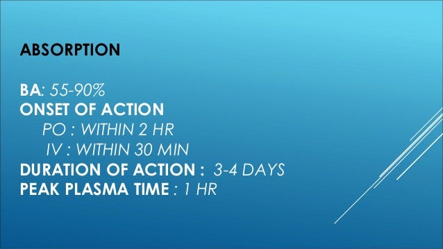 Decadron Iv Onset Of Action