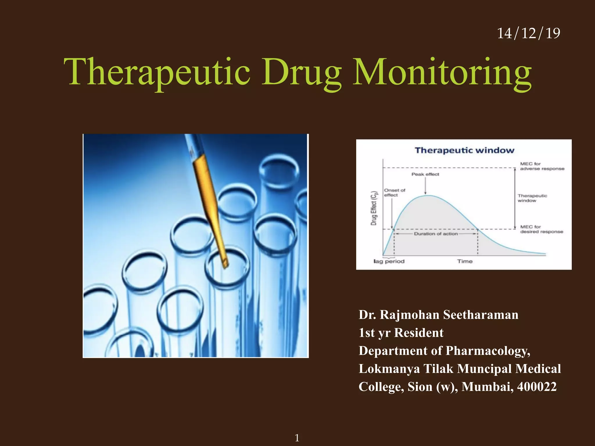 Therapeutic Drug Monitoring: An Overview | PDF
