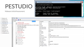 PESTUDIO
Malware Initial Assessment
27
 