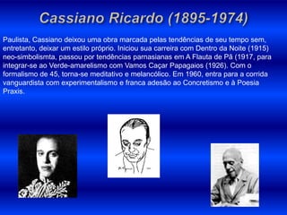 Influência das vanguardas artísticas européias;