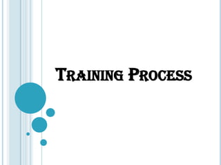 TRAINING PROCESS

 