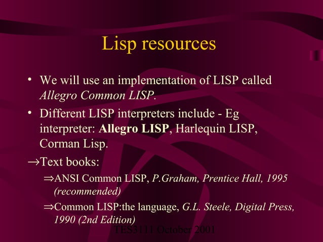 Lisp | PPT