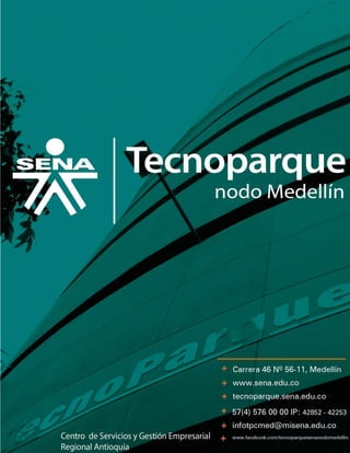 Convocatoria de Tecnoparque Nodo Medellín