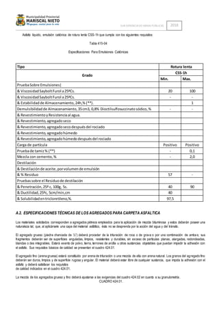 Tdr adquisicion aslfalto gallito | DOCX