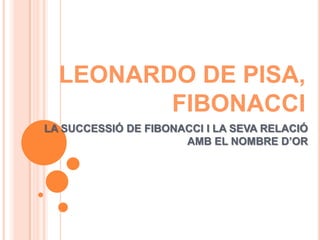 EUROPAEn el segle XV, Fra Luca Pacioli escriu un tractat complet sobre el Nombre d’Or que titula La Divina Proporció.
