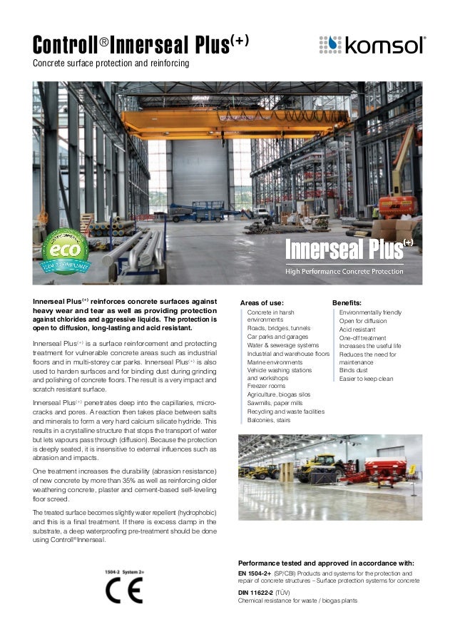 Controll Innerseal Plus Concrete Surface Protection And Reinforcing