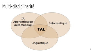 TA
L
8
Multi-disciplinarité
 