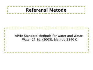 Total dissolve solid 2015 mayra | PPT