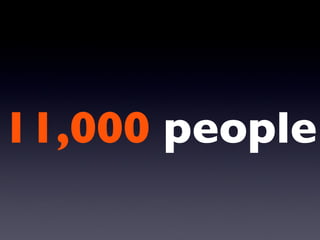11,000  people 