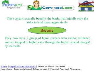 This scenario actually benefits the banks that initially took the
risks to lend more aggressively

Because
They now have a...