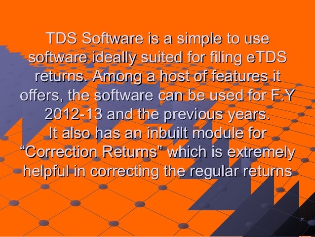 Tds Software Tds Return Form 24q Form 27q Form 16 Form 27eq For