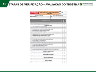 15 ETAPAS DE VERIFICAÇÃO – AVALIAÇÃO DO TDSSTMA
 