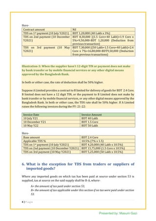 TDS u/s 52 for payment against contract/supply of goods | PDF