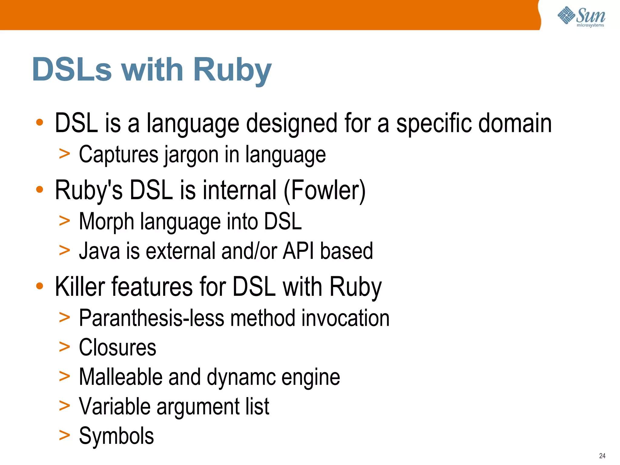 Rapid Development with Ruby/JRuby and Rails