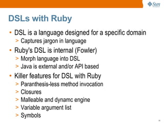 Rapid Development with Ruby/JRuby and Rails