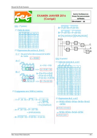 Recueil de Ds & Examens
Ben Amara M & Gâaloul K - 44 -
 