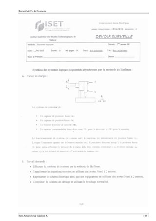 Recueil de Ds & Examens
Ben Amara M & Gâaloul K - 46 -
 