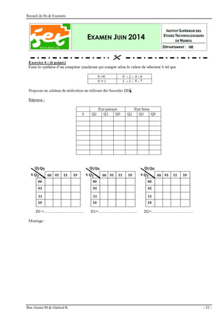 Recueil de Ds & Examens
Ben Amara M & Gâaloul K - 52 -
 
