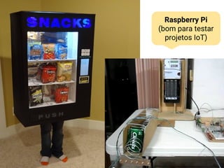 Raspberry Pi
(bom para testar
projetos IoT)
 