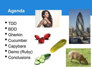 Behavior Driven Development - TdT@Cluj #15 | PPTX